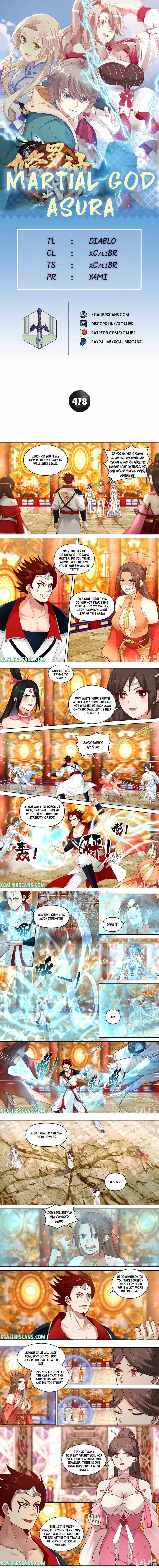 Martial God Asura chapter 478 page 1