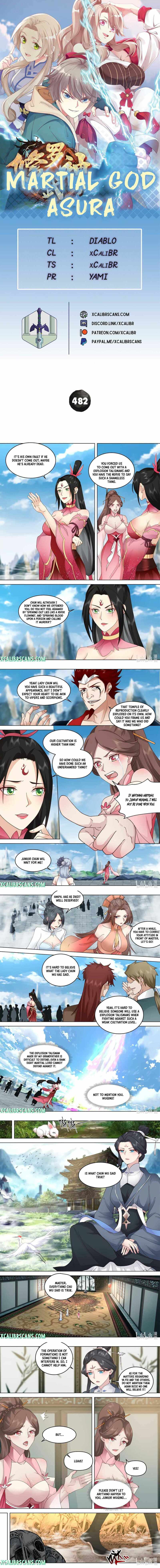 Martial God Asura chapter 482 page 1