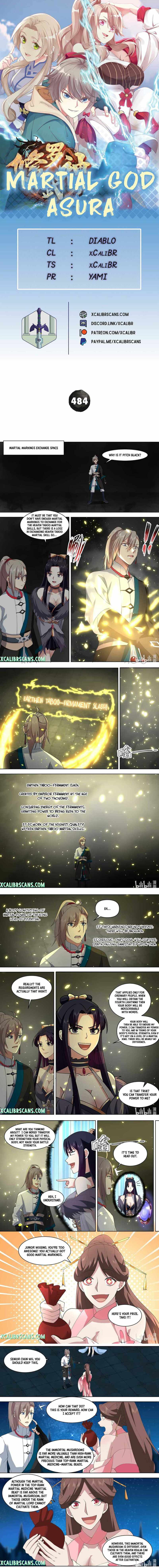 Martial God Asura chapter 484 page 1