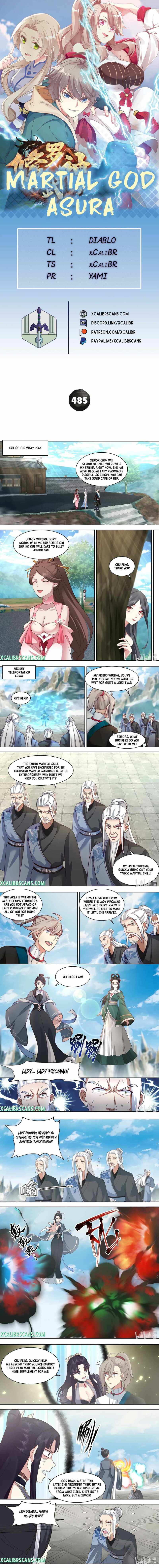 Martial God Asura chapter 485 page 1