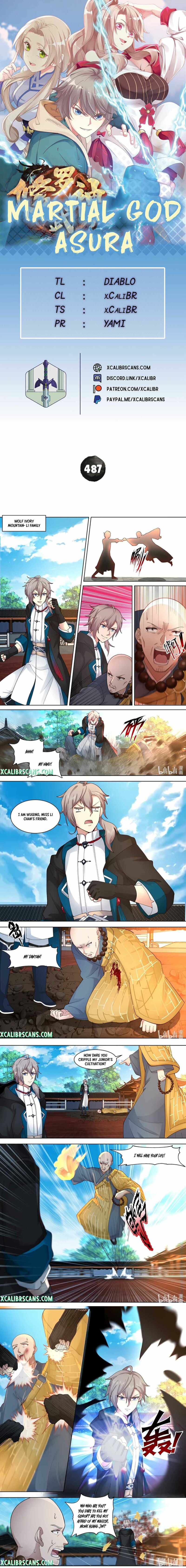 Martial God Asura chapter 487 page 1
