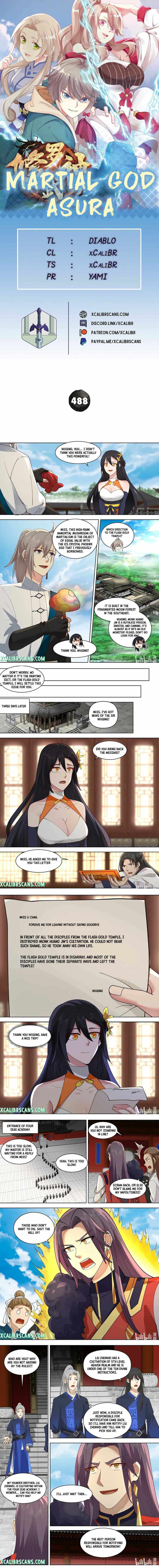 Martial God Asura chapter 488 page 1