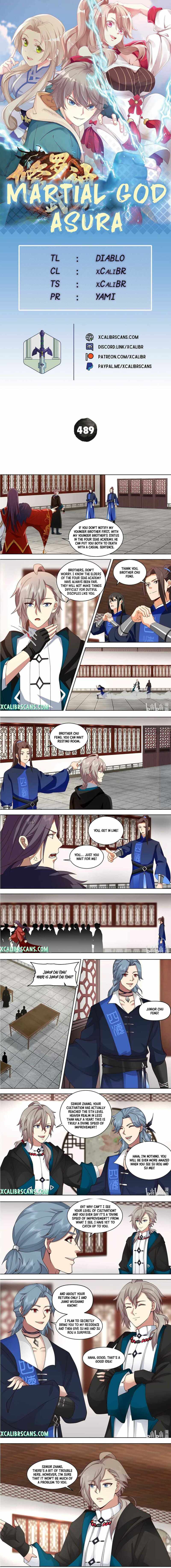 Martial God Asura chapter 489 page 1
