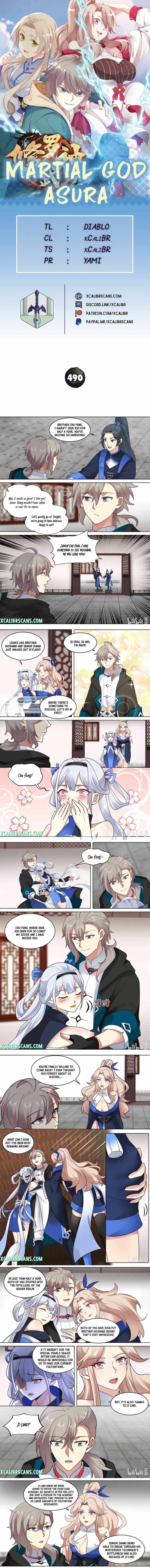 Martial God Asura chapter 490 page 1