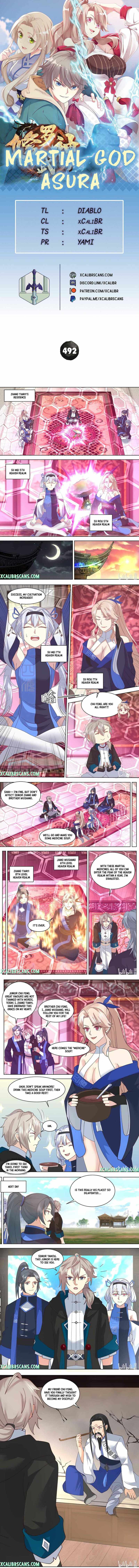 Martial God Asura chapter 492 page 1