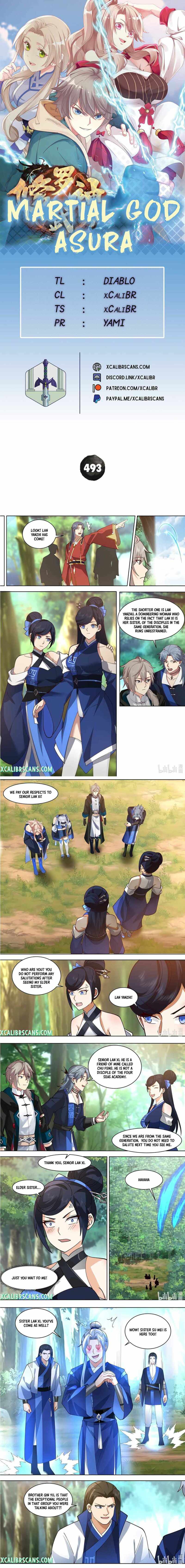 Martial God Asura chapter 493 page 1