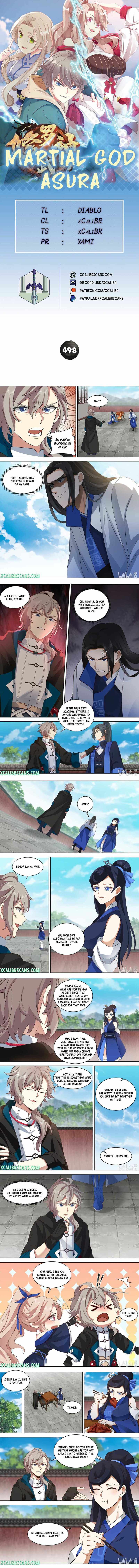 Martial God Asura chapter 498 page 1
