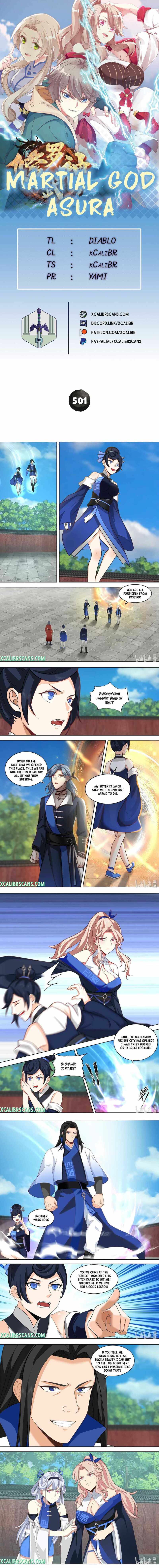 Martial God Asura chapter 501 page 1