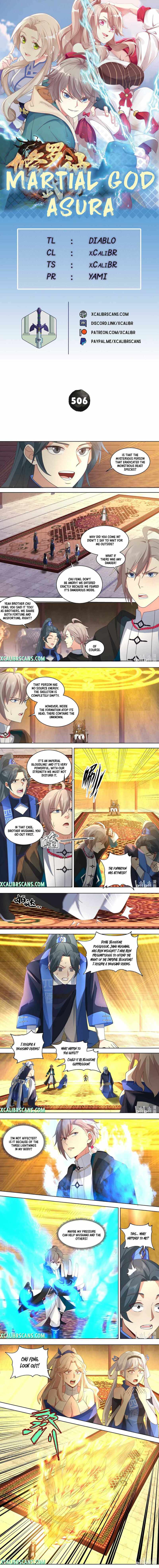 Martial God Asura chapter 506 page 1