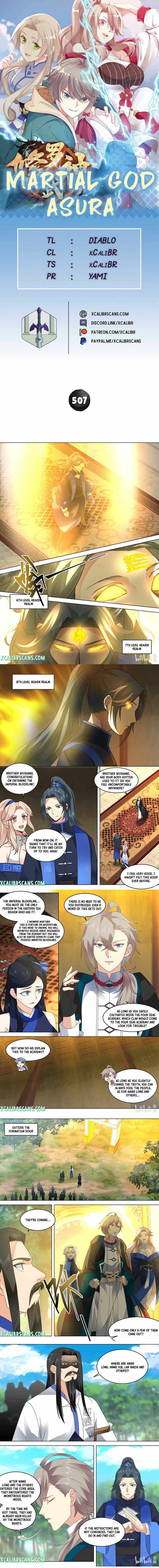 Martial God Asura chapter 507 page 1