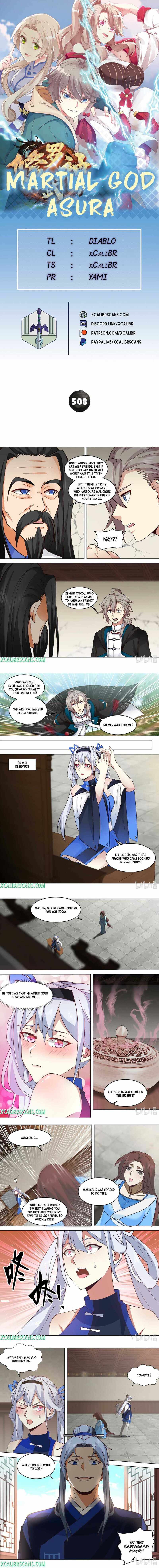 Martial God Asura chapter 508 page 1