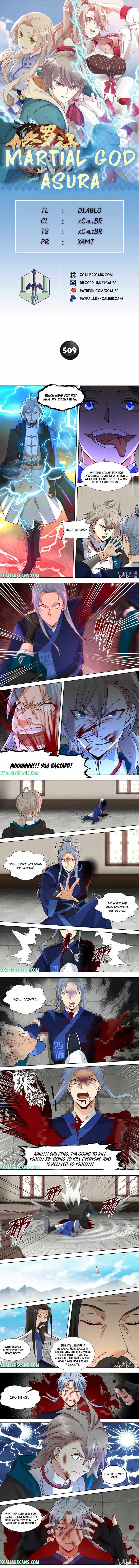 Martial God Asura chapter 509 page 1