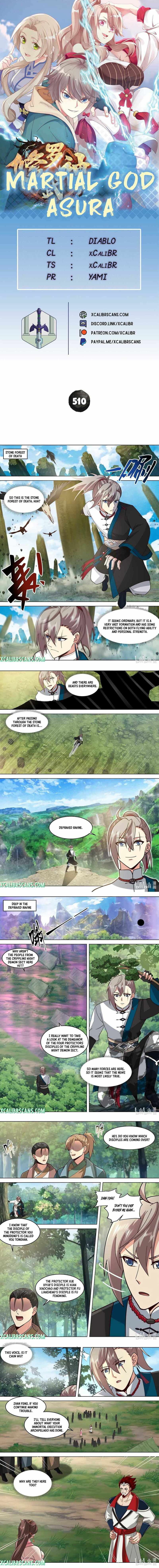 Martial God Asura chapter 510 page 1