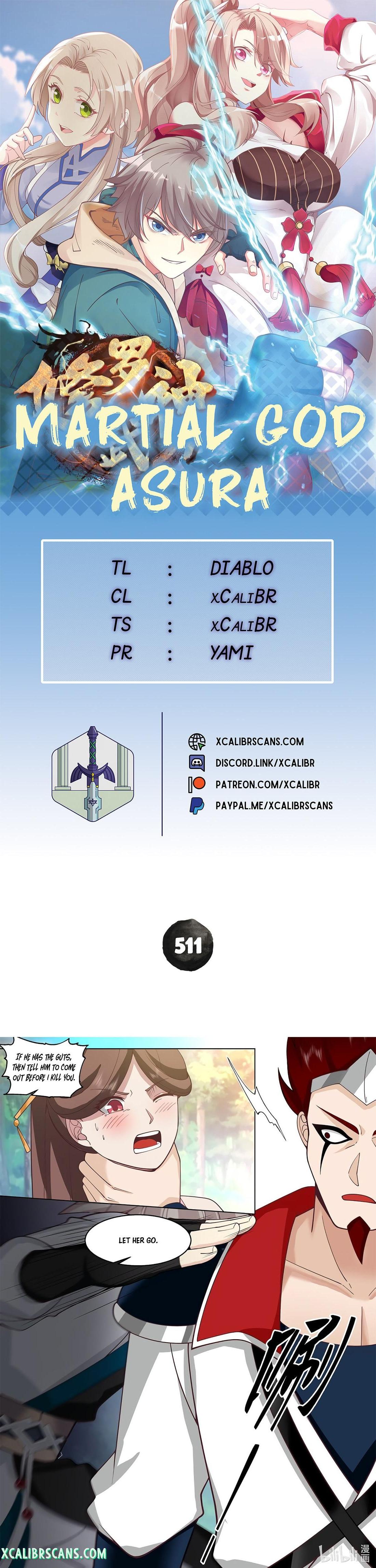 Martial God Asura chapter 511 page 1