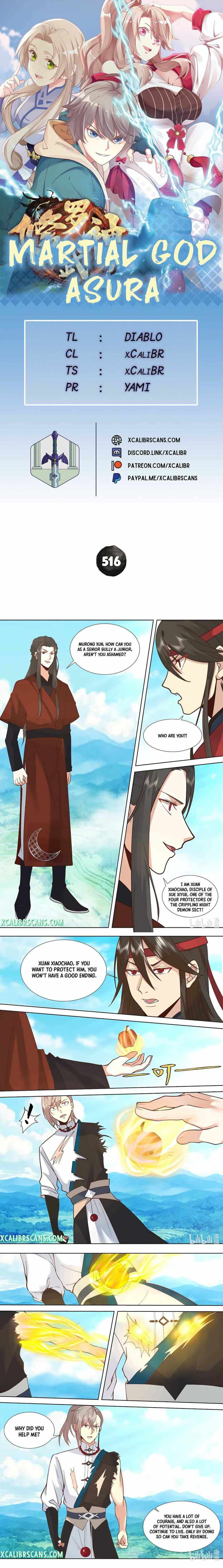 Martial God Asura chapter 516 page 1