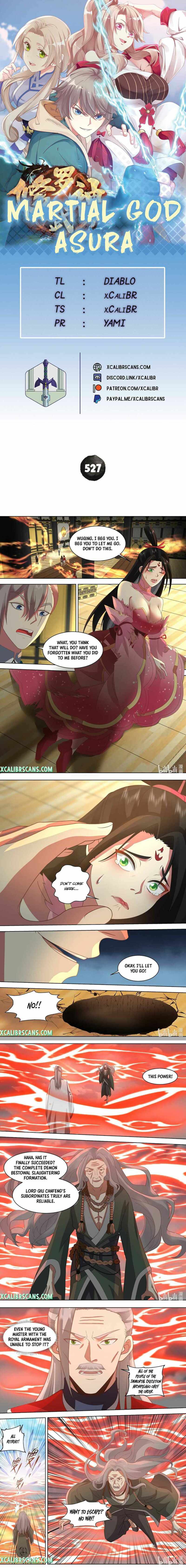Martial God Asura chapter 527 page 1
