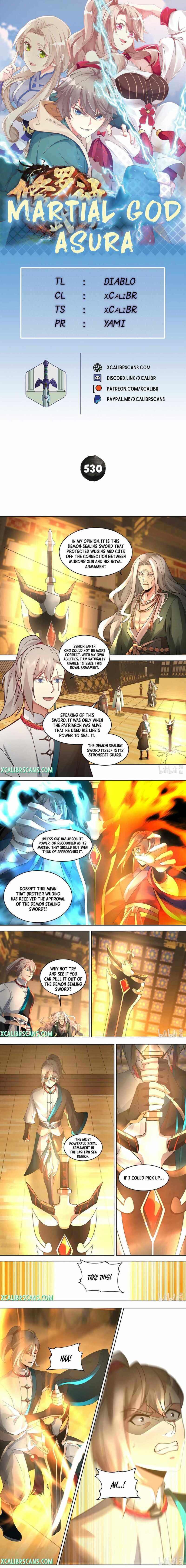 Martial God Asura chapter 530 page 1