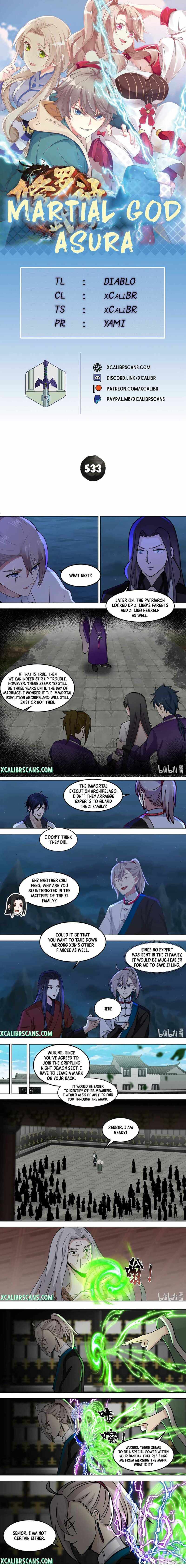 Martial God Asura chapter 533 page 1