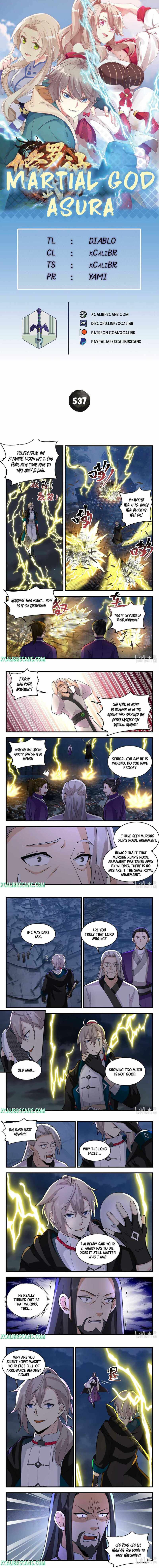 Martial God Asura chapter 537 page 1