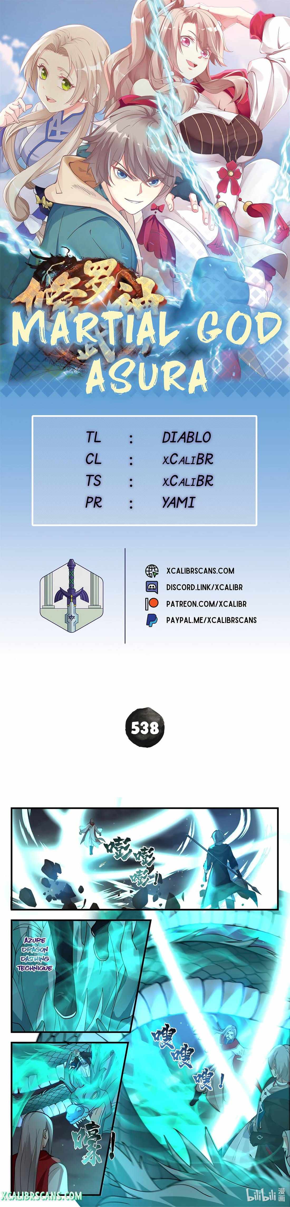Martial God Asura chapter 538 page 1
