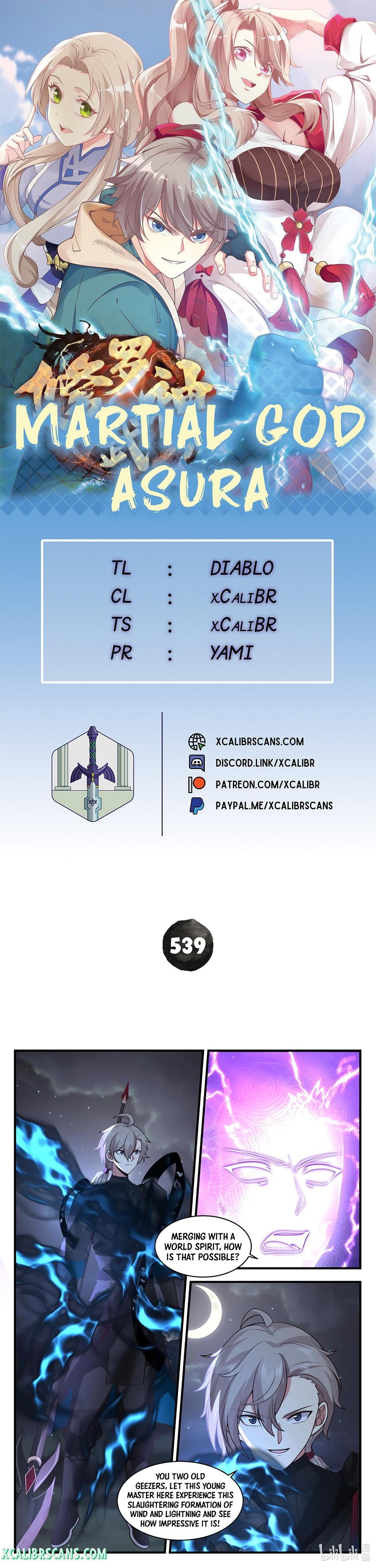 Martial God Asura chapter 539 page 1