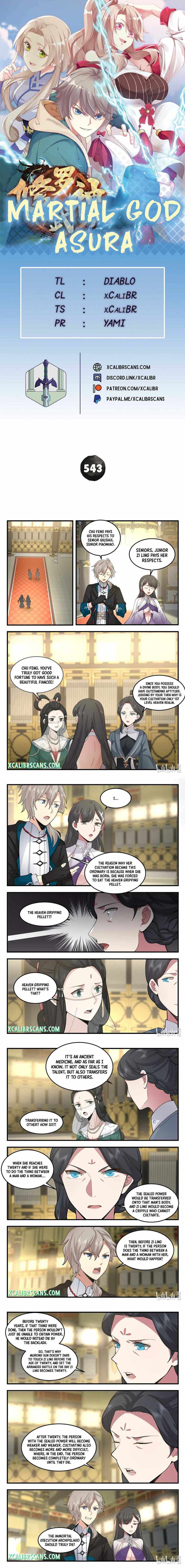 Martial God Asura chapter 543 page 1