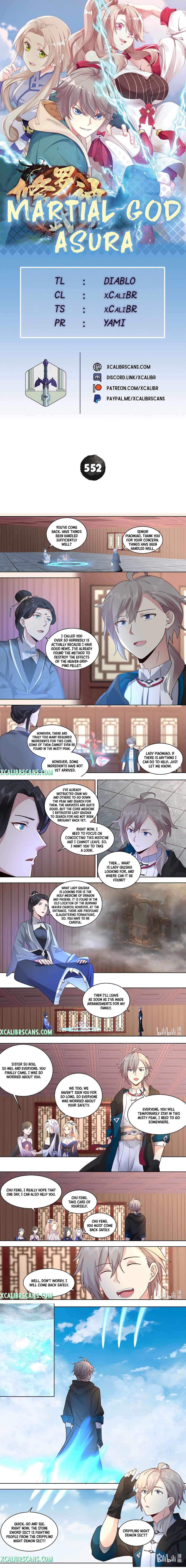 Martial God Asura chapter 552 page 1