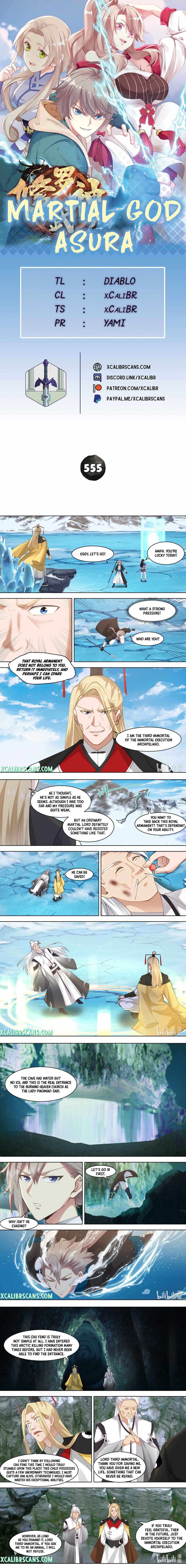 Martial God Asura chapter 555 page 1