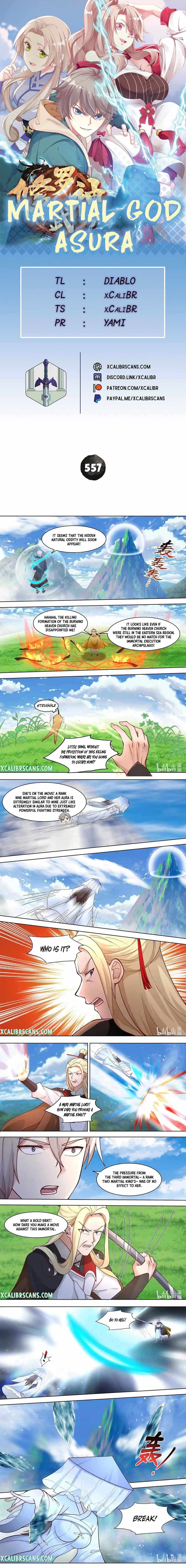 Martial God Asura chapter 557 page 1