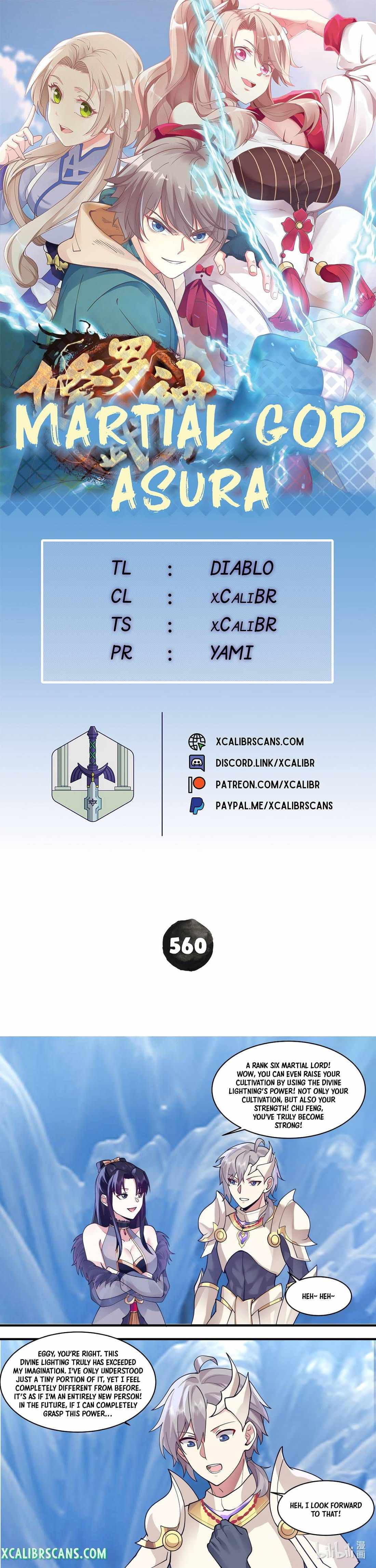 Martial God Asura chapter 560 page 1
