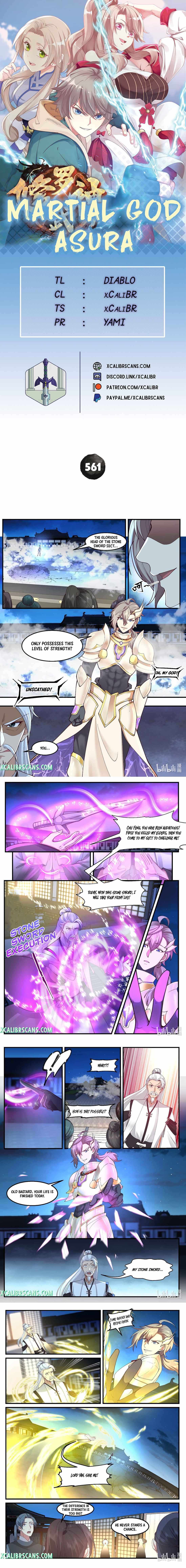 Martial God Asura chapter 561 page 1