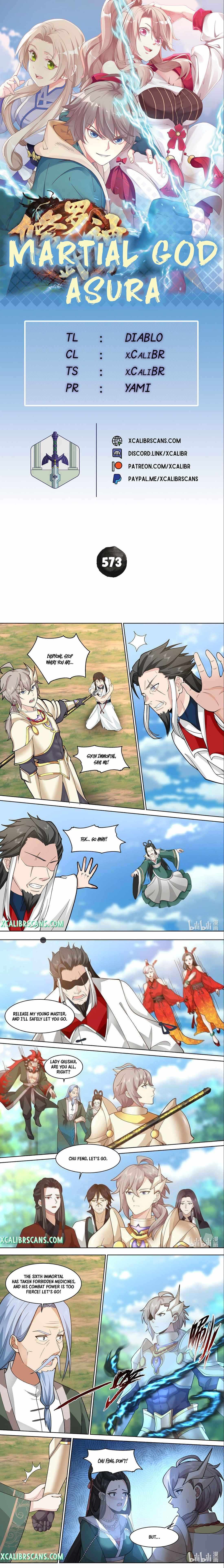 Martial God Asura chapter 573 page 1