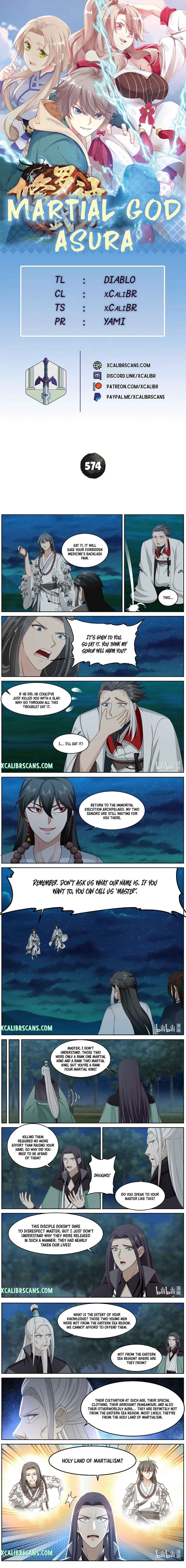 Martial God Asura chapter 574 page 1