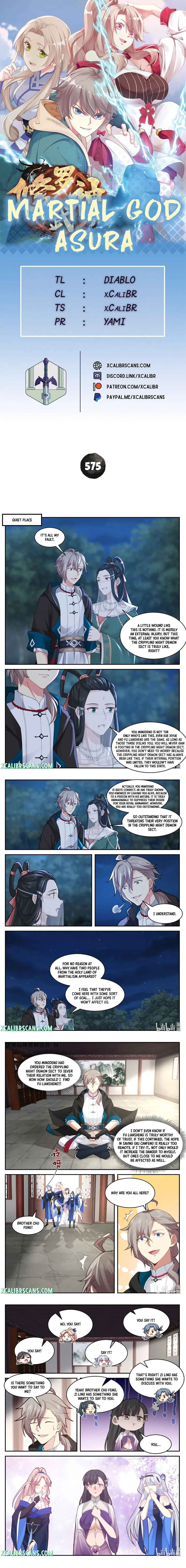Martial God Asura chapter 575 page 1