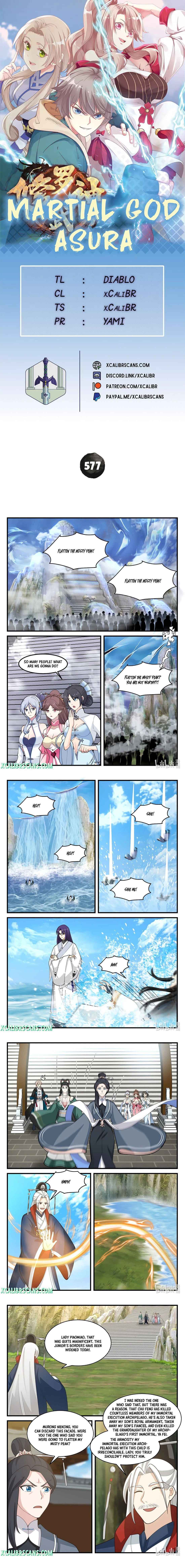 Martial God Asura chapter 577 page 1