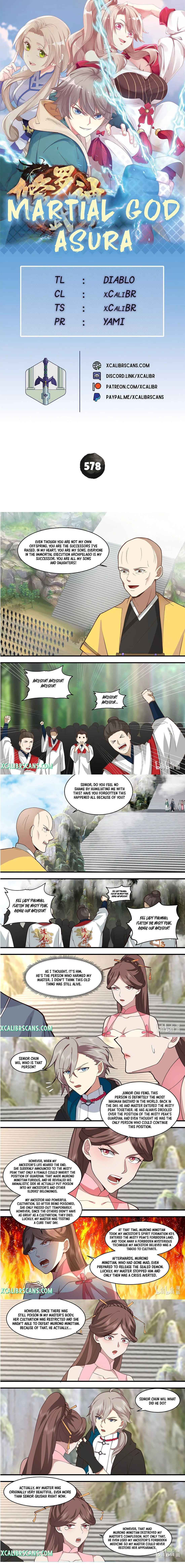 Martial God Asura chapter 578 page 1
