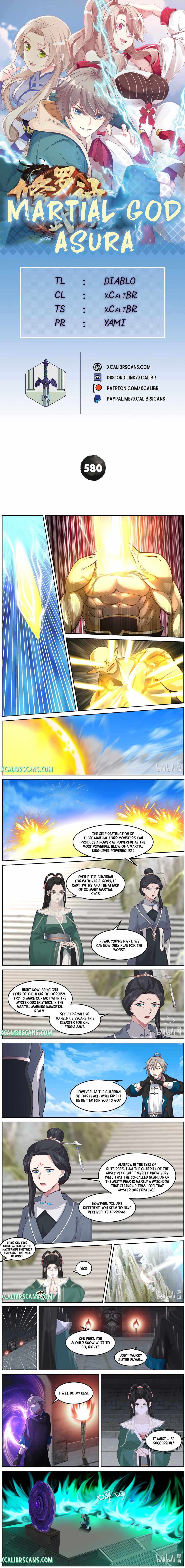 Martial God Asura chapter 580 page 1