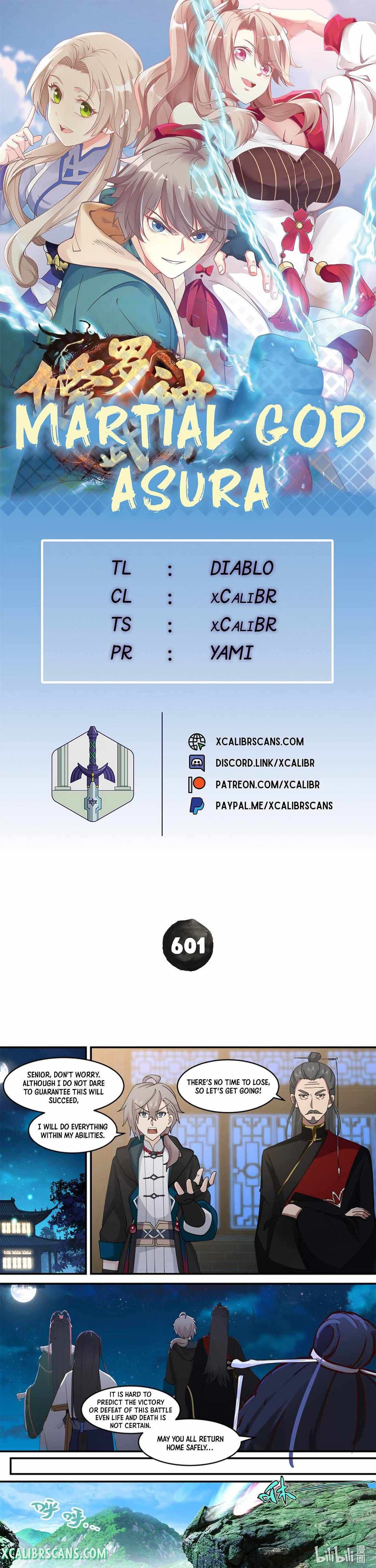 Martial God Asura chapter 601 page 1