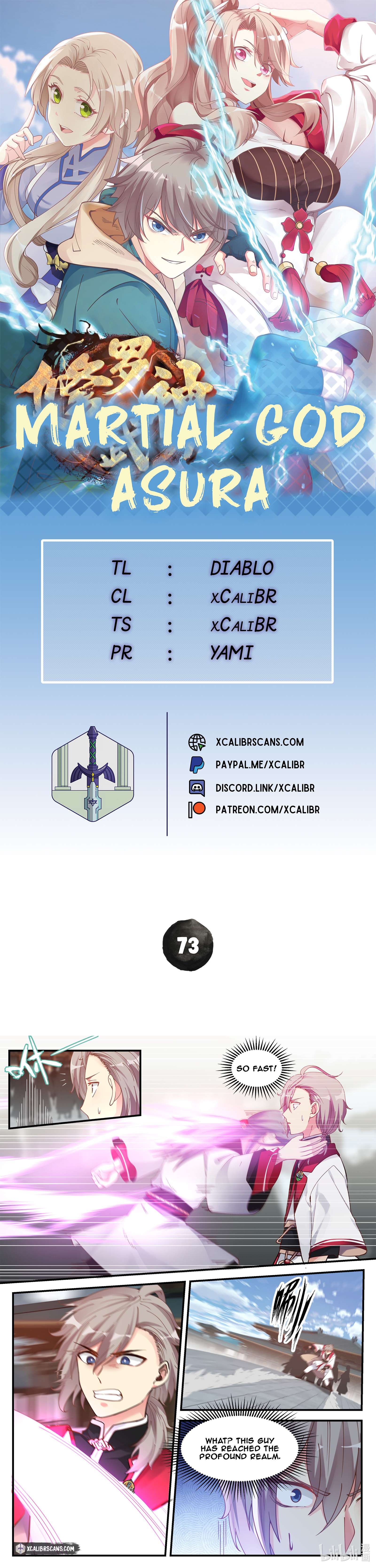 Martial God Asura chapter 73 page 1