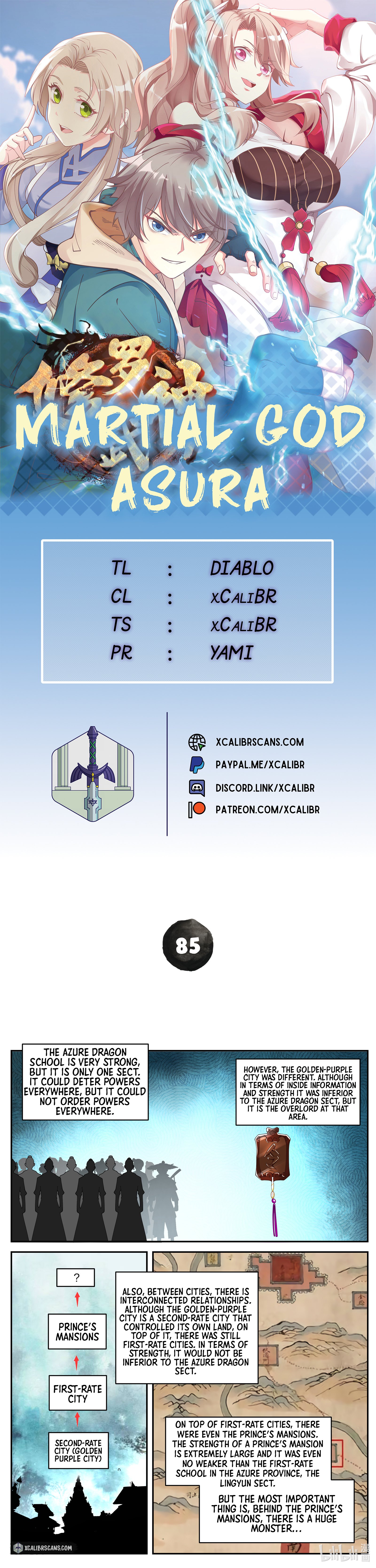 Martial God Asura chapter 85 page 1