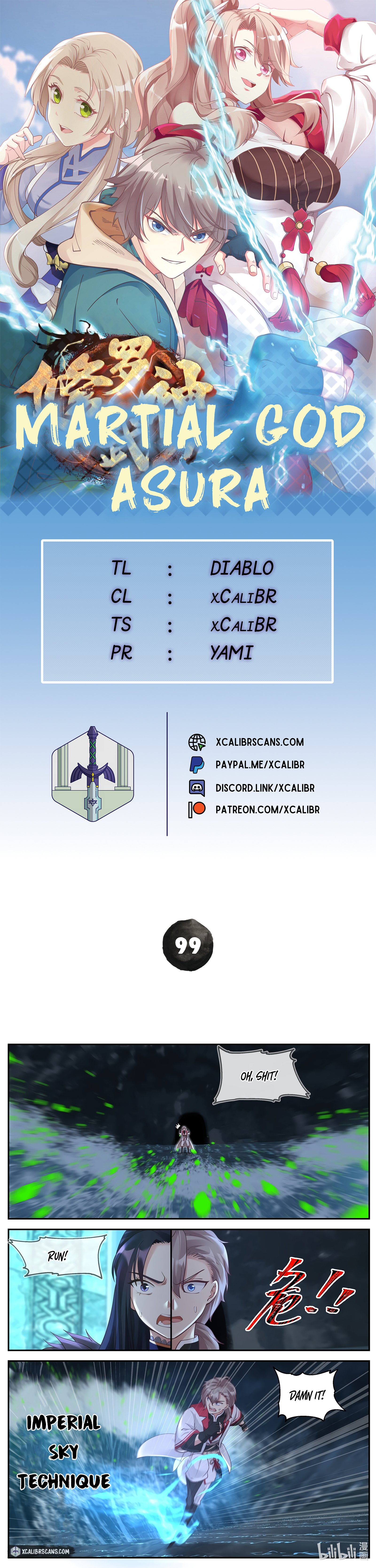 Martial God Asura chapter 99 page 1