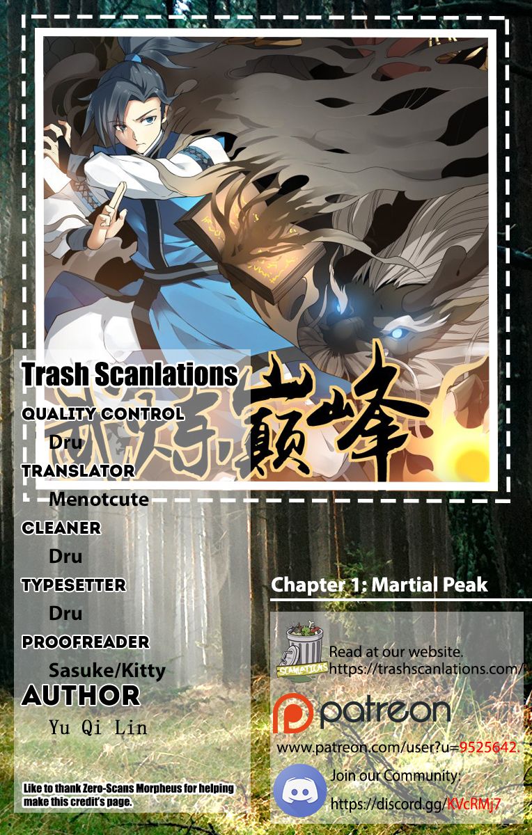 Martial Peak chapter 1 page 1