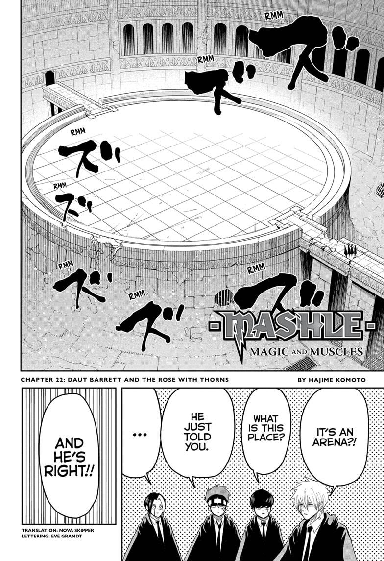 Mashle chapter 22 page 1