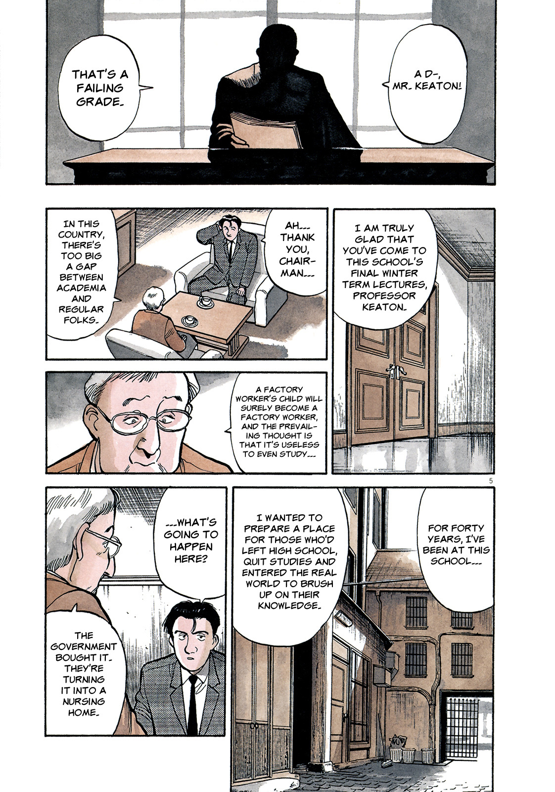 Master Keaton chapter 17 page 5