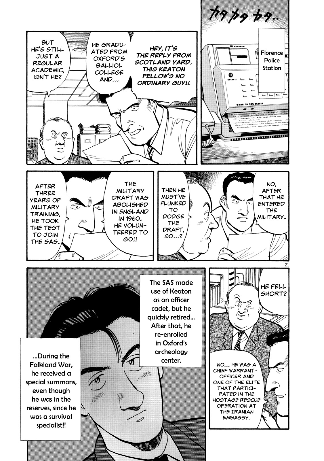 Master Keaton chapter 2 page 21