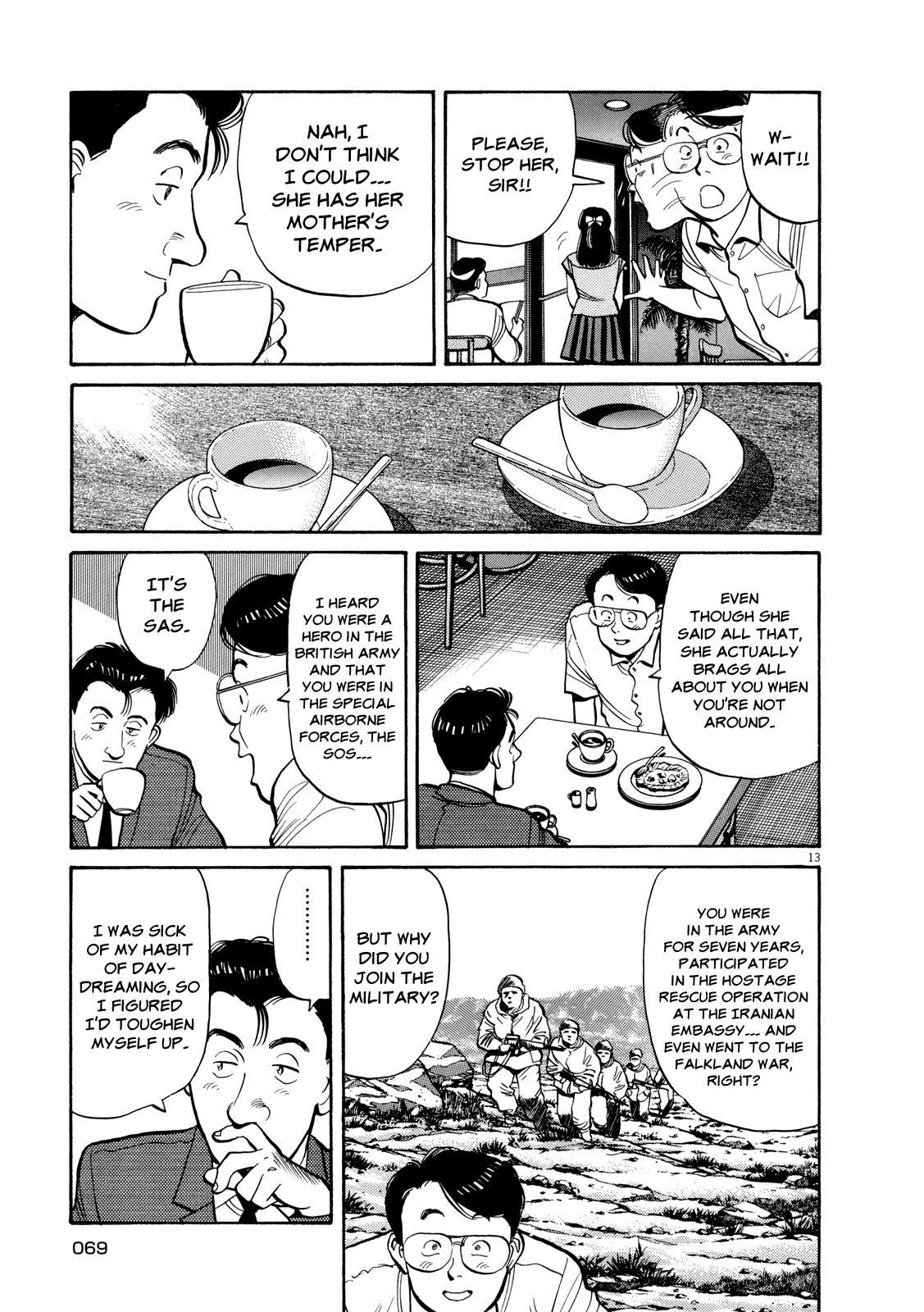 Master Keaton chapter 3 page 13