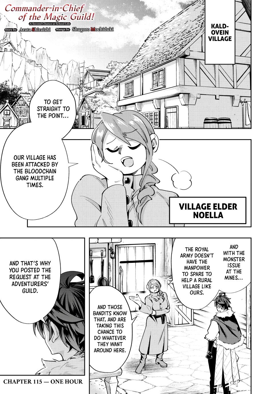 Master of the Magic Guild ~ Reborn and Starting Over Now for the Second Time at the Academy chapter 115 page 1