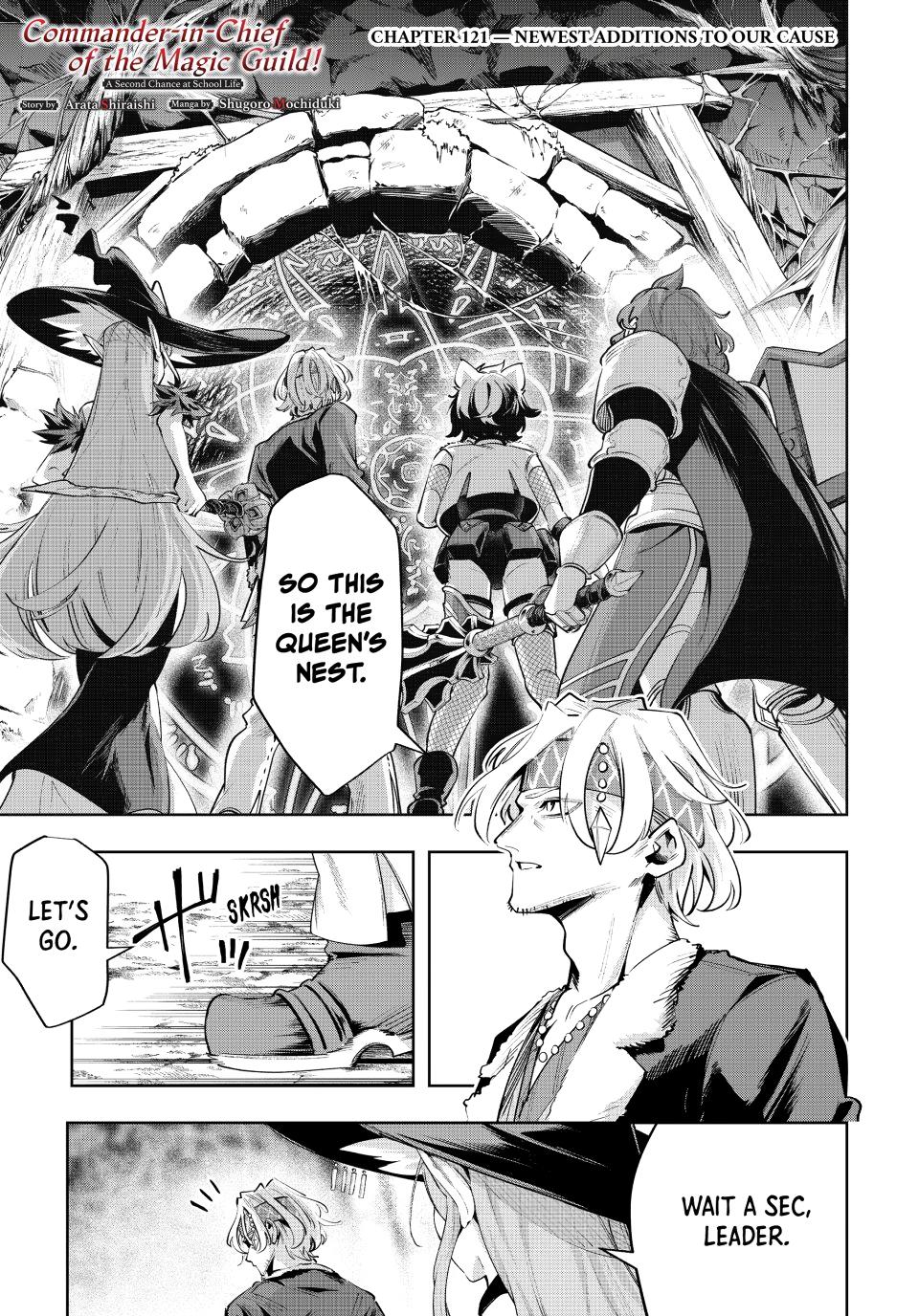 Master of the Magic Guild ~ Reborn and Starting Over Now for the Second Time at the Academy chapter 121 page 1