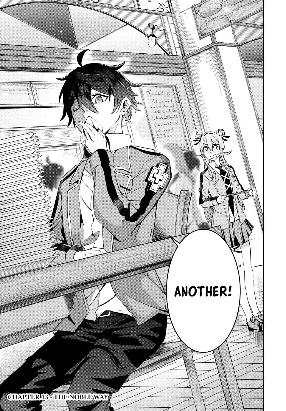 Master of the Magic Guild ~ Reborn and Starting Over Now for the Second Time at the Academy chapter 13 page 1