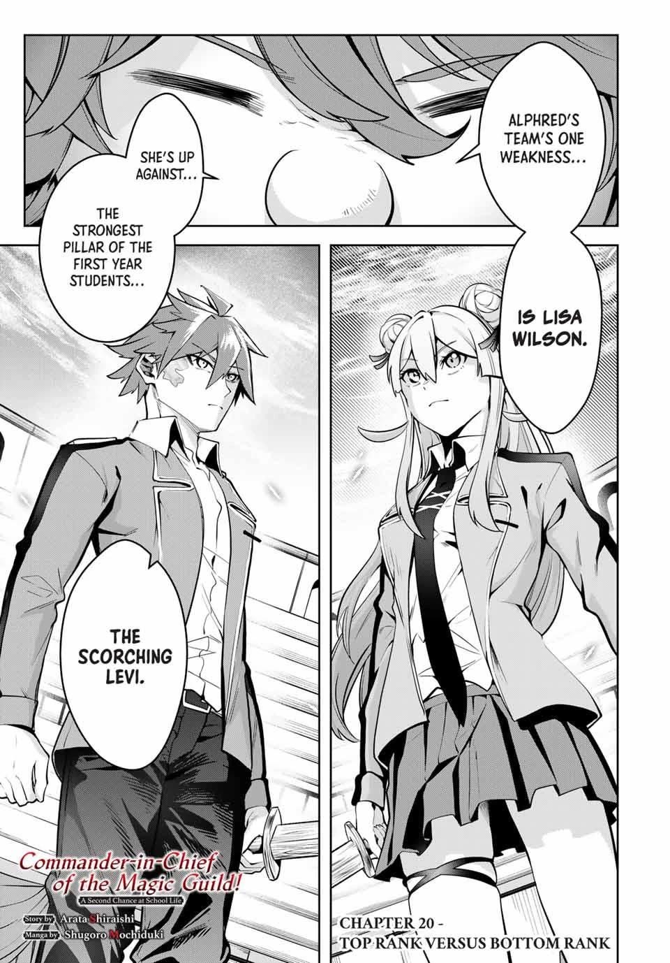 Master of the Magic Guild ~ Reborn and Starting Over Now for the Second Time at the Academy chapter 20 page 1